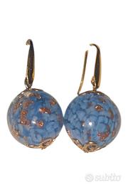 Orecchini con perle in vetro di Murano