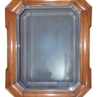 Specchio Vintage/Shabby Chic con cornice in legno