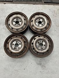 4 CERCHI FERRO 15 pollici FIAT  DUCATO 5X118 USATI