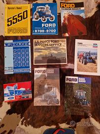 brochure manuali ford trattori escavatori