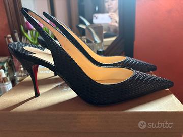 Christian Louboutin Jurassic Lizard 80 mm 37.Nuove