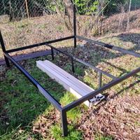 Letto matrimoniale in ferro