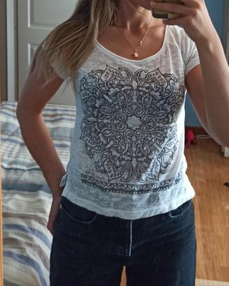 T-shirt trasparente Sophie Charlotte mandala