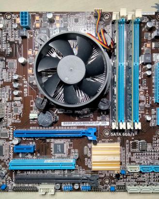 ASUS B85M-PLUS/BM6AF/DP+CPU+RAM