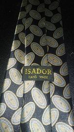 Cravatta Isador in seta pura lavorata a mano