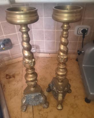 candelabri ottone