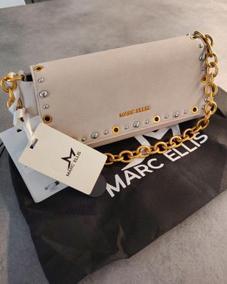 Marc Ellis Stud Regard beige con borchie – nuova