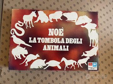 Noè la tombola degli animali gioco da tavolo 1979