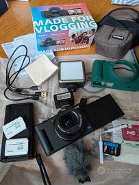 Sony ZV1 Camera Complete Pack Lights, Mic, Cover