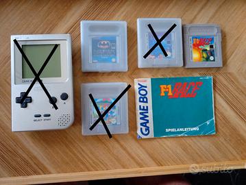 Nintendo game boy 2 giochi 100% originali batman