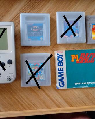 Nintendo game boy 2 giochi 100% originali batman