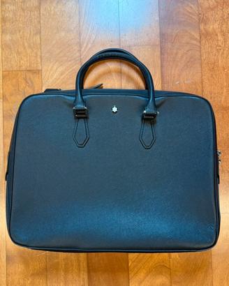 portadocumenti Montblanc medio in pelle startorial