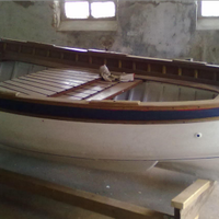 Gozzo ligure in legno