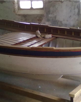Gozzo ligure in legno