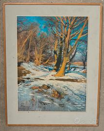 Stampa alberi invernali 