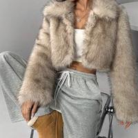 Giacca corta pelliccia sintetica