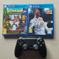 Joystick PS4 e giochi ps4