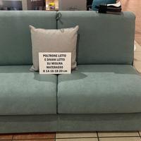 Divani letto nuovo senza braccioli materasso alto