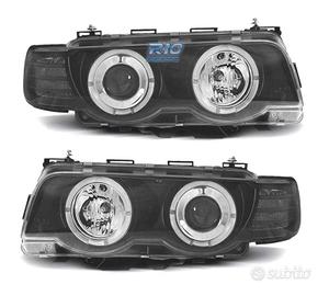 FARI BMW SERIE 7 E38 98-01 ANGEL EYES FONDO NERO