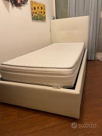 Letto con materasso memoform