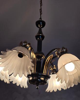 lampadario anni 60 vintage 6 luci