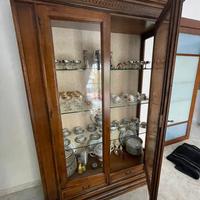 Mobili sala in noce massello Bordignon Camillo