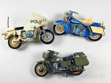 Polistil  - 3 Moto incomplete - scala 1:15