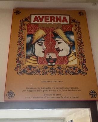 Pannello commemorativo “Vis a Vis” amaro Averna .