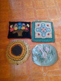 4 cuscini arredo antichi