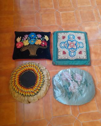 4 cuscini arredo antichi