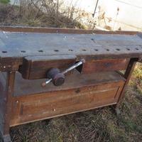 BANCO DA FALEGNAME LAVORO IN ROVERE