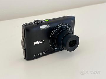 Nikon Coolpix S3300, 16Mpx, 6x zoom ottico, nero