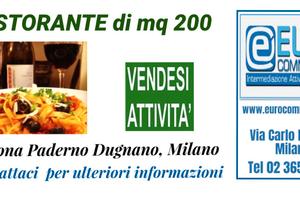 426/24 RISTORANTE mq 200 zona Paderno Dugnano