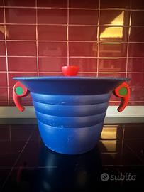 Pentola Sally blu alluminio anni 90