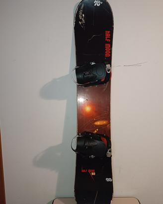 Snowboard 160 cm + attacchi/ganci scarponi
