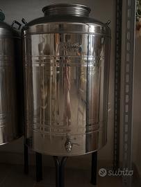 Botte in acciaio inox 100lt