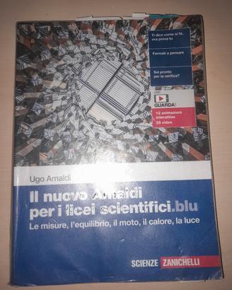 libro  'il nuovo amaldi per i licei scientifici'