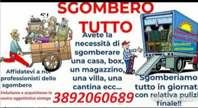 Sgomberi trasporti traslochi