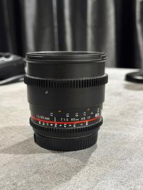 Samyang 85mm T1.5 Cine Lens