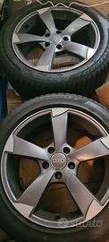 Cerchi Audi originali (q.ta 4) con gomme invernali