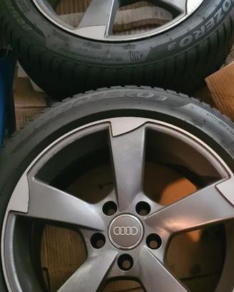 Cerchi Audi originali (q.ta 4) con gomme invernali