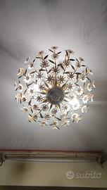 Lampadari di cristallo placcati in oro 