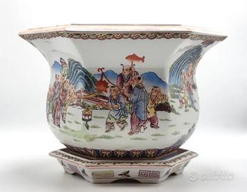Vaso Portafiori in Porcellana – Cina, XX Secolo


