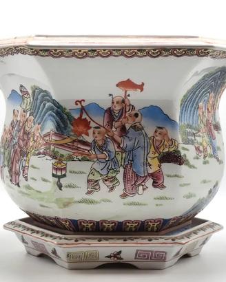 Vaso Portafiori in Porcellana – Cina, XX Secolo

