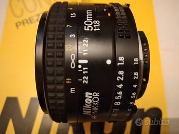 Nikon AF Nikkor 50 mm f 1.8 MKII Seminuovo