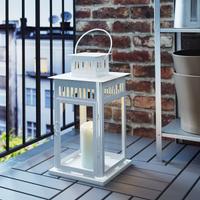 Lanterne arredamento Bianche Shabby metallo