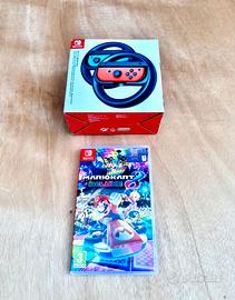Videogame Nintendo MarioKart 8 e Volanti Joy-Con
