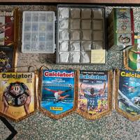 Set calciatori figurine panini e album vuoti