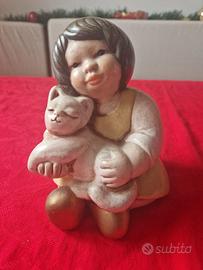 Thun originale Bambina con gatto 