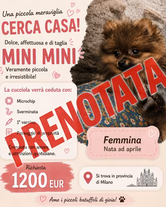 Volpino tedesco Spitz di Pomerania